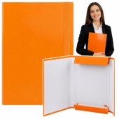 Kietas dokumentų aplankas su elastine juostele, biurui, oranžinis, A4/ 4.5 c