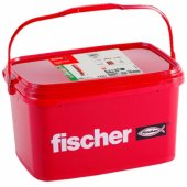 fischer DuoPower 6x30 bucket dowel light grey/ red, 3,200 pieces, resea