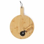 BW14821 Toronto 12" Pizza Board & Cutter Set