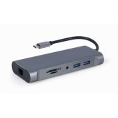 Gembird A-CM-COMBO7-01 USB Type-C 7-in-1 multi-port adapter (H