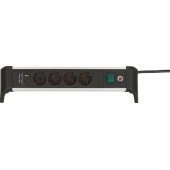 Office-Line 4-way 1.8m Black/ Silver