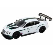 RC Sports Car 1:14 Bentley Continental GT3 baltas