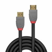 Lindy Ultra High Speed HDMI Cable, Anthra Line (grey, 3 meters)