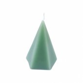 Žalia žvakių piramidė 12x7x7cm