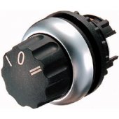 Eaton 3 padėčių jungiklio pavara, juoda, be spyruoklinio grįžimo M22-WR3