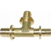 Tece žalvarinis redukcinis trišakis 20 x 16 x 16mm (760508)