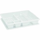 Dish drainer 45x38x8.8cm white