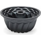 Patisse kształt turbanu 22 cm czarny silikon