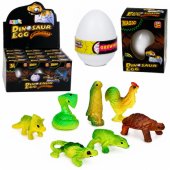 Magic Egg Hatching Dinosaur in Water Egg White 6.5 CM