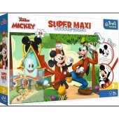Trefl PUZZLE 24EL TREFL SUPER MAXI MICKEY WESOLY HOUSE