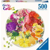 Puzzle 500 Circle of Colours Fruits And Vegetables