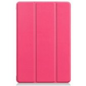 „Tri-Fold“ ekologiškos odos dėklas-stovas Xiaomi Pad 5/ 5 Pro (11"), koralų rožinė