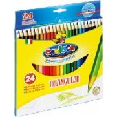 Carioca Carioca trikampiai spalvoti pieštukai, 24 spalvų (42516-24)