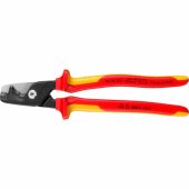 KNIPEX StepCut XL kabelių žirklės 95 18 225 VDE, kirpimo replės (raudona/ gel