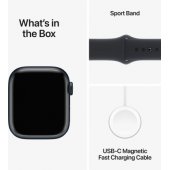 Watch Series 9 Cellular 41mm Midnight Sport Band - M/ L