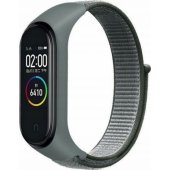 Mi Band 7/ 6/ 5/ 4/ 3 nailoninis dirželis, pilkas