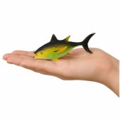Fish Rubber Tuna Figure Stretchable Realistic Ocean Fish 14 cm