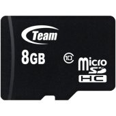 8GB micro SDHC + adapteris