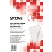 Office Products Blok do flipchartów, kratka, 65x100cm, 20 kartek, biał