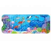 Underwater World Non-Slip Bathtub Mat with Suction Cups 100x40 cm