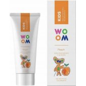 Woom Pasta do zębów dla dzieci 3-8l o smaku brzoskwini 50ml