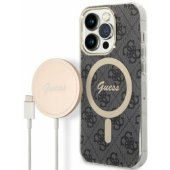 4G Print MagSafe Case + Wireless Charger iPhone 14 Pro black