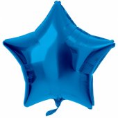 Folinis balionas „Žvaigždė” 48 cm mėlynas