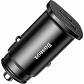 Square Car Charger PPS 30W Black