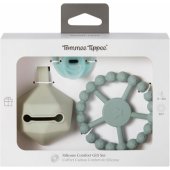 Silicone Dummy and Comfort Gift Set Green