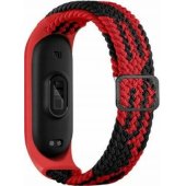 Nylon Strap Xiaomi Mi Band 8 Black-Red
