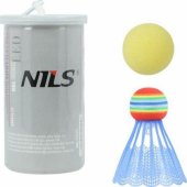 Nils Extreme NBL6092 nailoninė LED badmintono raketė 1 vnt. su kamuoliuku NILS