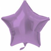 Folinis balionas „Star“ 48cm matinės violetinės spalvos, metalinis
