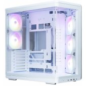 _8010038 *ZALMAN P60 WHITE vidutinio dydžio korpusas, 5 × ARGB ventiliatoriai