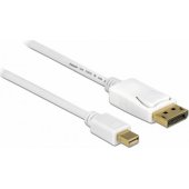 DELOCK DeLOCK Adapter - miniDP - DisplayPort - 2 m - white