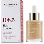 Clarins Skin Illusion Natural drėkinamasis makiažo pagrindas SPF 15 108.5 Cashe