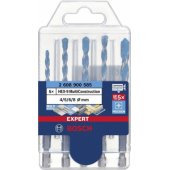 Bosch Expert HEX-9 MultiConstruction grąžtų rinkinys, 5 vnt. (O 4 / 5 / 6