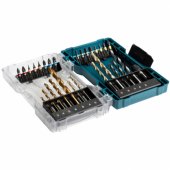 Makita drill & bit set E-07054, 29 pieces (folding box with transparen