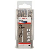 Bosch HSS-Co metalo grąžtas, DIN 338, Ø 6mm (10 vnt., darbinis ilgis