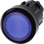 Siemens Illuminated push button 22mm plastic blue with self-return