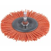 Wolfcraft nylon brush 100mm shank 6mm red (1502000)