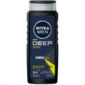 Deep Sport vyrų kūno, veido ir plaukų dušo gelis - dušo gelis