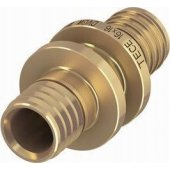Tece Tiesi jungtis 40 x 40mm žalvaris (706040)