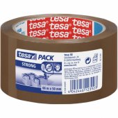 Tesa Tyliai išvyniojama pakavimo juosta tesapack® STRONG 66m x 50mm, ruda