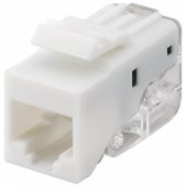95739 Keystone modulis RJ45 CAT 5e, UTP, 100 MHz, baltas