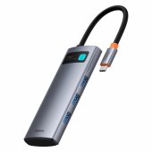 Hub Metal Gleam 7in1 USB-C SD HDMI 4K 60Hz