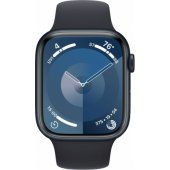Watch Series 9 Cellular 45 mm nakties juodumo/ nakties juodumo sportinė apyrankė - M/ L