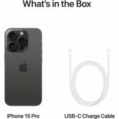 iPhone 15 Pro 128GB juodas titanas