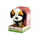 Interactive Dog On a Leash with House St Bernard