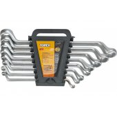 Topex Set of bent ring wrenches 6-22mm 8pcs. (35D856)