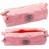 School Pencil Case Organizer Single Compartment Pink 21.5cm